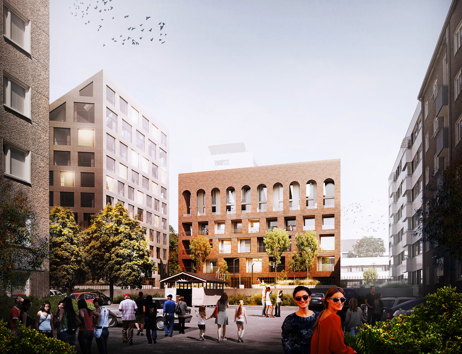 New Tune for development of Jyväskylä city downtown, TIENO Architects –  Beta Architecture